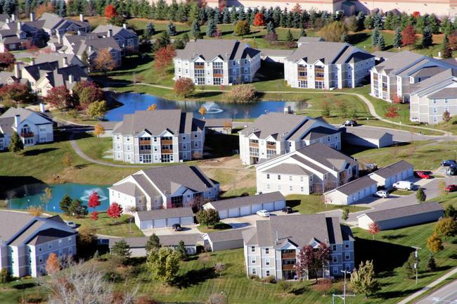 Weatherstone Condos, Aerial View